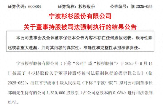 德恒财富 杉杉股份创始人长子全部持股被强执，知名牛散魏巍斥资1亿元入局